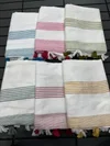 Ktd 2155 Cotton With Silver Patta Border Saree